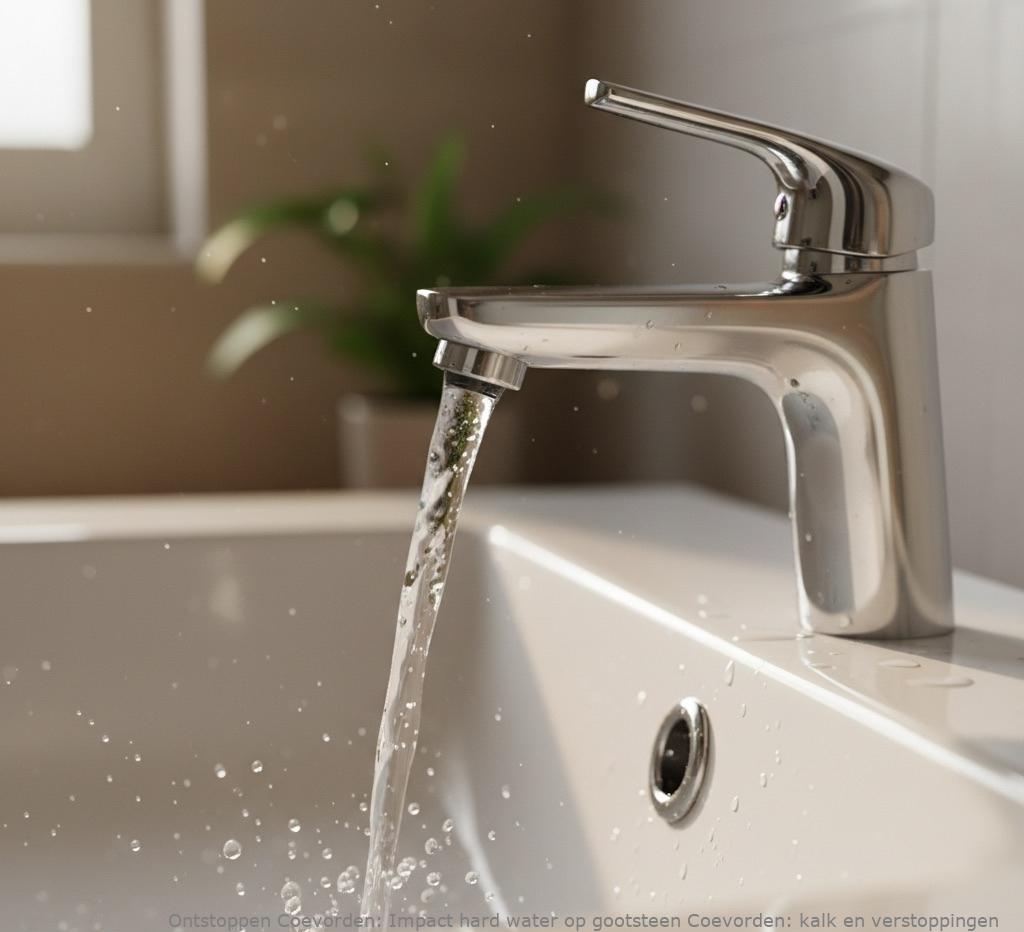 Impact hard water op gootsteen Coevorden: kalk en verstoppingen